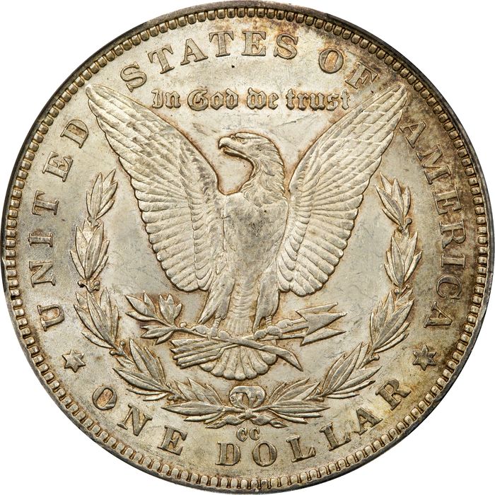 1891-CC Morgan Dollar ($1) Reverse Image