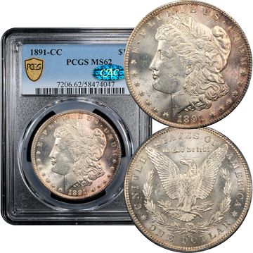 1891-CC Morgan Dollar ($1) Composite Image
