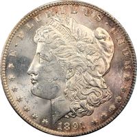 1891-CC Morgan Dollar ($1) Obverse Image