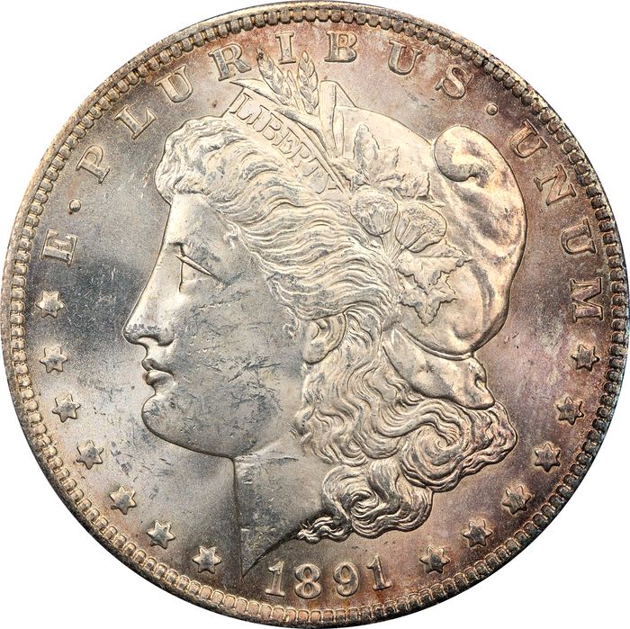 1891-CC Morgan Dollar ($1) Obverse Image