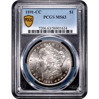 1891-CC Morgan Dollar ($1) Obverse Image