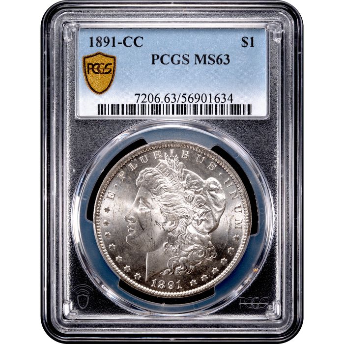 1891-CC Morgan Dollar ($1) Obverse Image