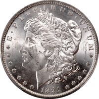 1891-CC Morgan Dollar ($1) Photo 3