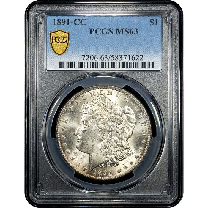 1891-CC Morgan Dollar ($1) Obverse Image