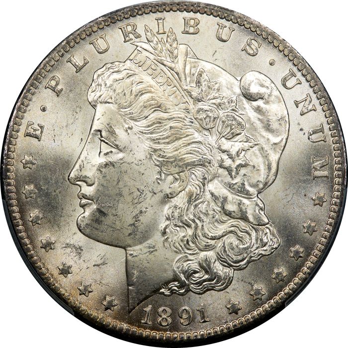 1891-CC Morgan Dollar ($1) Photo 3
