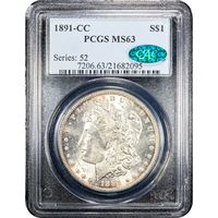 1891-CC Morgan Dollar ($1) Obverse Image