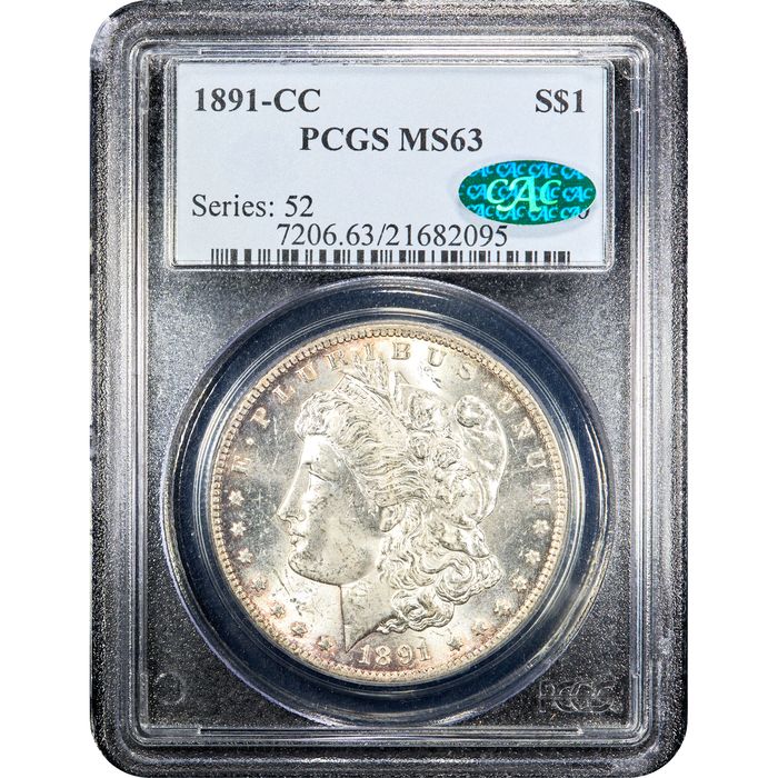 1891-CC Morgan Dollar ($1) Obverse Image