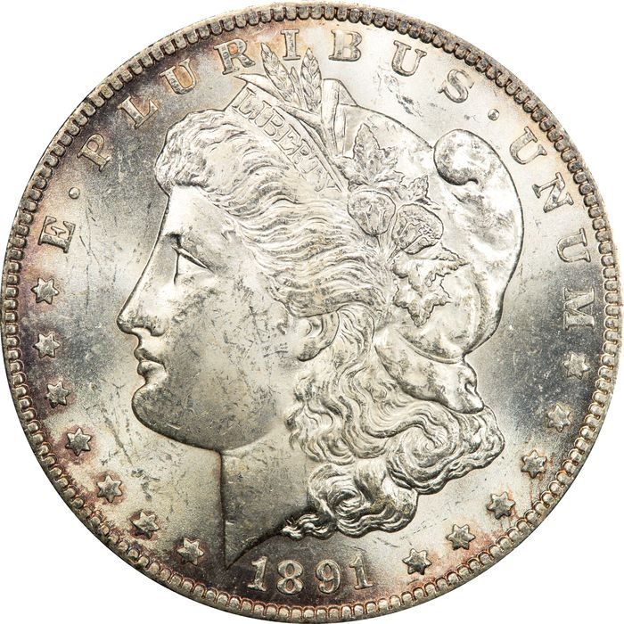 1891-CC Morgan Dollar ($1) Photo 3