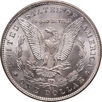 1891-CC Morgan Dollar ($1) Reverse Image