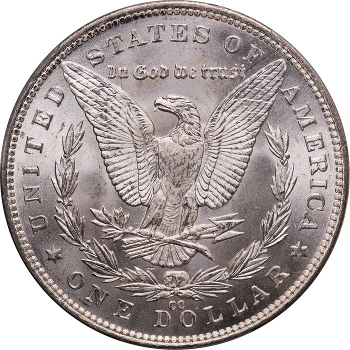 1891-CC Morgan Dollar ($1) Reverse Image