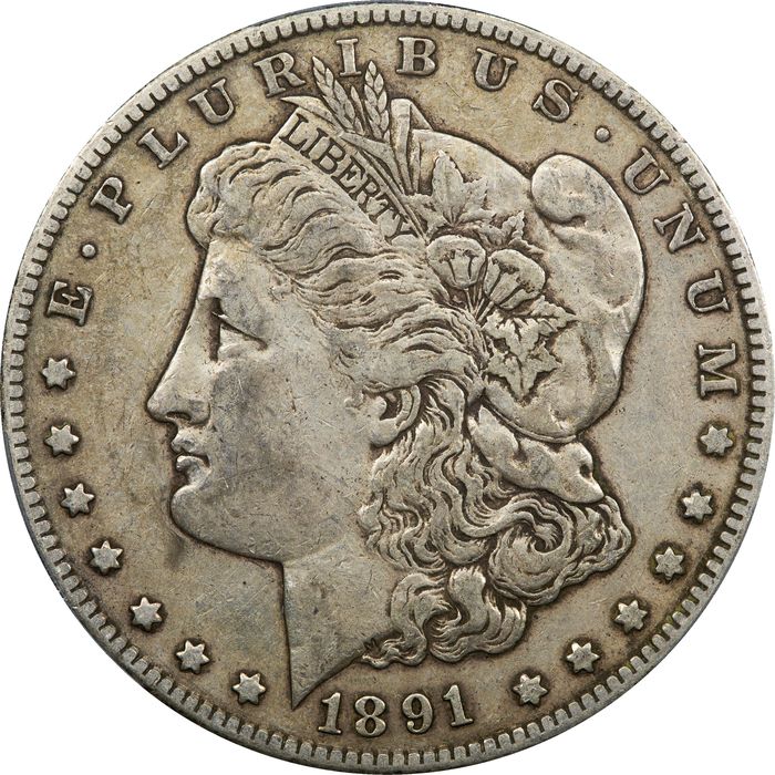 1891-CC Morgan Dollar ($1) Obverse Image