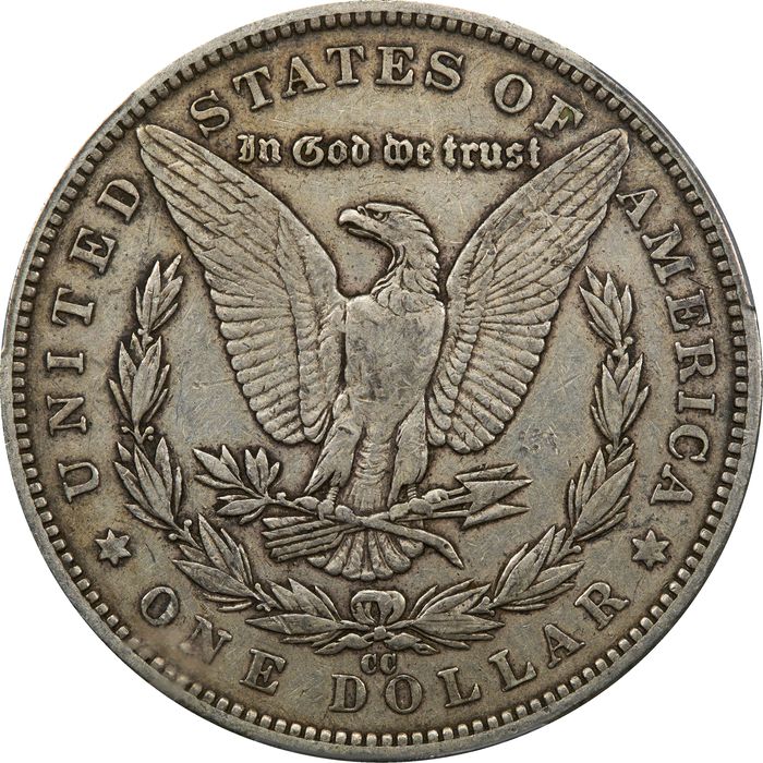 1891-CC Morgan Dollar ($1) Reverse Image