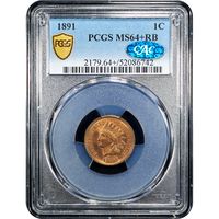 1891 Indian Cent (1c) Obverse Image