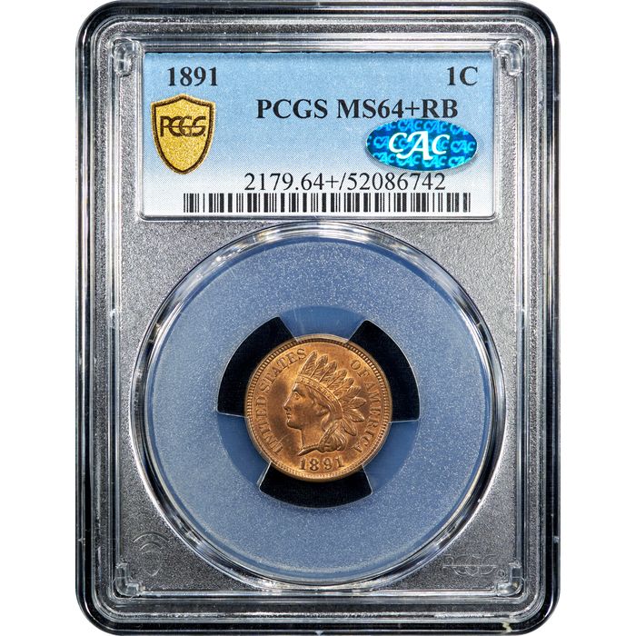 1891 Indian Cent (1c) Obverse Image