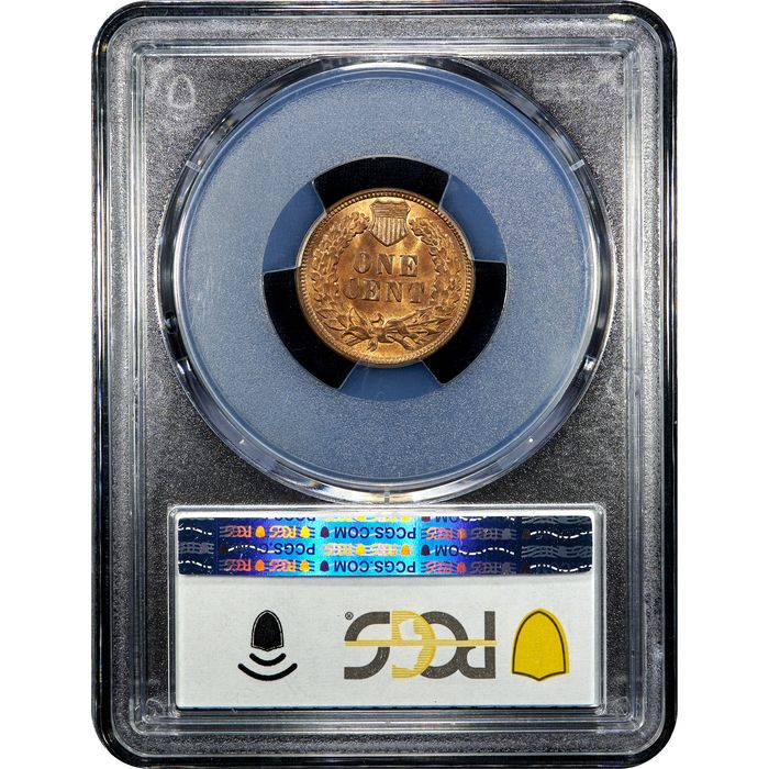 1891 Indian Cent (1c) Reverse Image