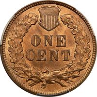 1891 Indian Cent (1c) Photo 4