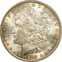 1891 Morgan Dollar ($1) Obverse Image