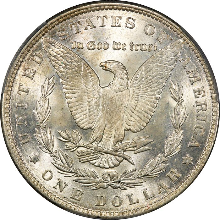 1891 Morgan Dollar ($1) Reverse Image