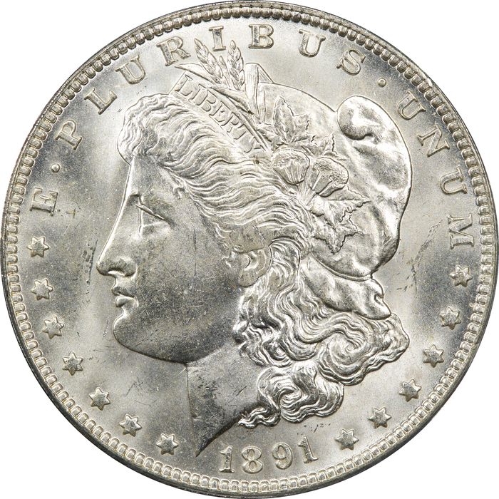 1891-O Morgan Dollar ($1) Photo 3