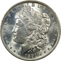 1891-O Morgan Dollar ($1) Rattler Photo 3