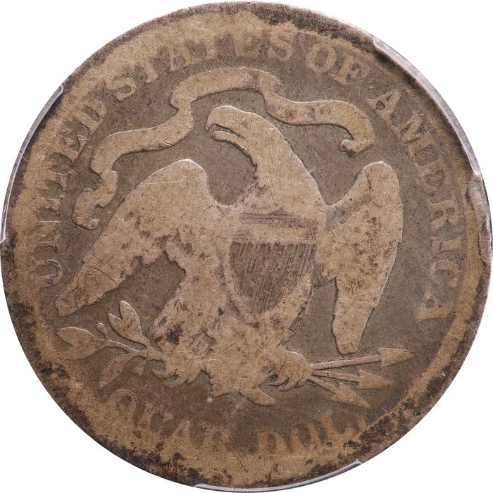 1891-O Seated Liberty Quarter (25c) Reverse Image