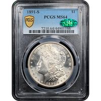 1891-S Morgan Dollar ($1) Obverse Slab Image