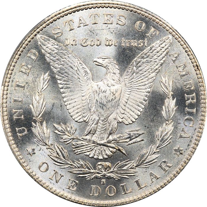 1891-S Morgan Dollar ($1) Reverse Image