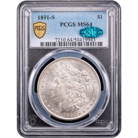 1891-S Morgan Dollar ($1) Obverse Slab Image