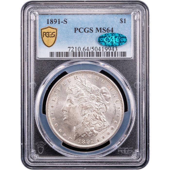 1891-S Morgan Dollar ($1) Obverse Slab Image