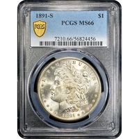 1891-S Morgan Dollar ($1) Obverse Slab Image