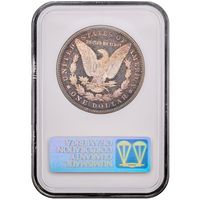 1892 5-Coin Proof Set Morgan Dollar 1 Reverse Slab Image