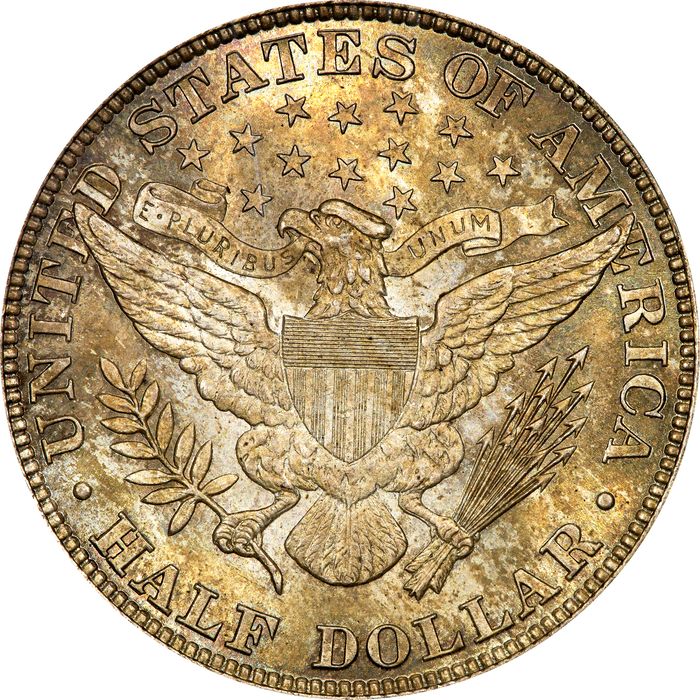 1892 Barber Half Dollar (50c) Photo 4