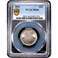 1892 Barber Quarter (25c) Obverse Image