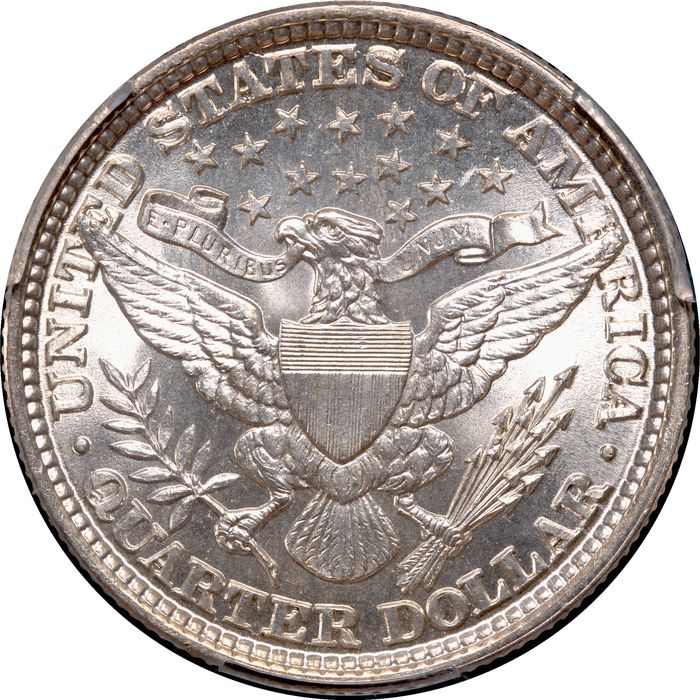 1892 Barber Quarter (25c) Photo 4