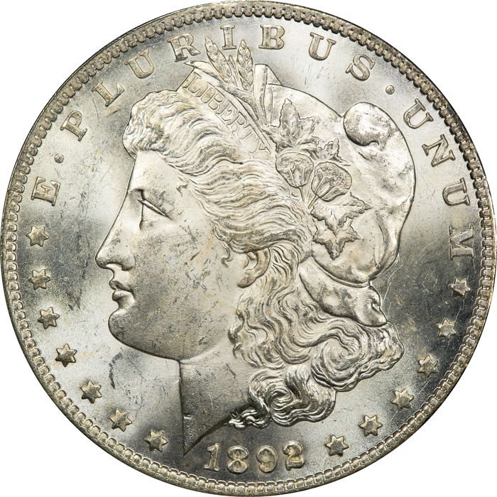 1892-CC Morgan Dollar ($1) OGH Obverse Image