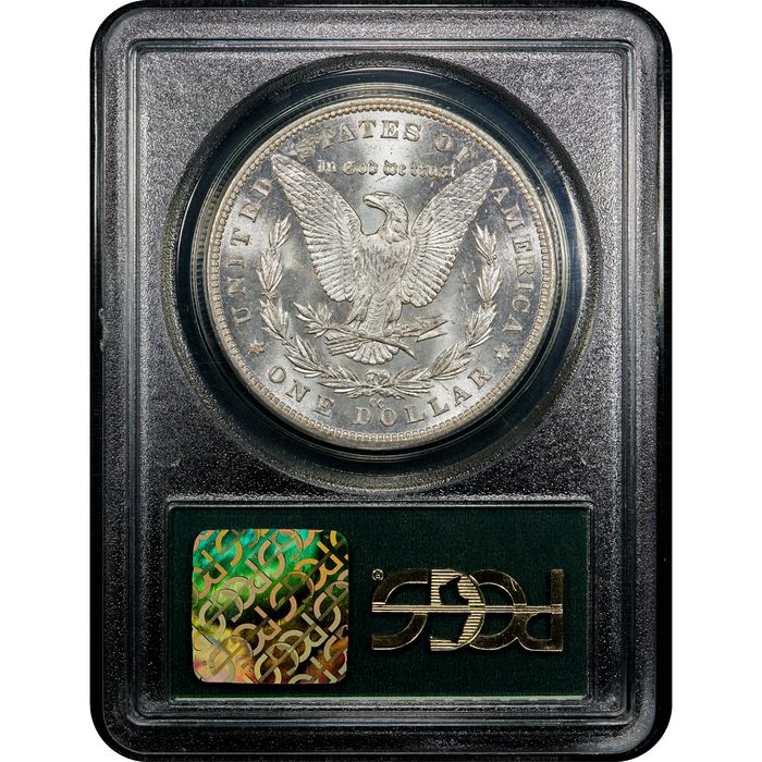 1892-CC Morgan Dollar ($1) OGH Reverse Slab Image