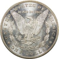 1892-CC Morgan Dollar ($1) OGH Reverse Image