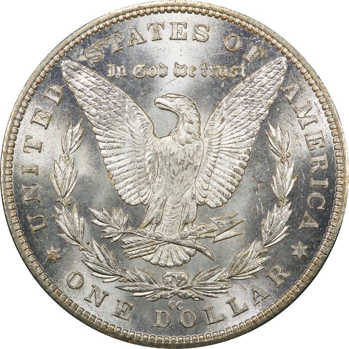 1892-CC Morgan Dollar ($1) OGH Reverse Image