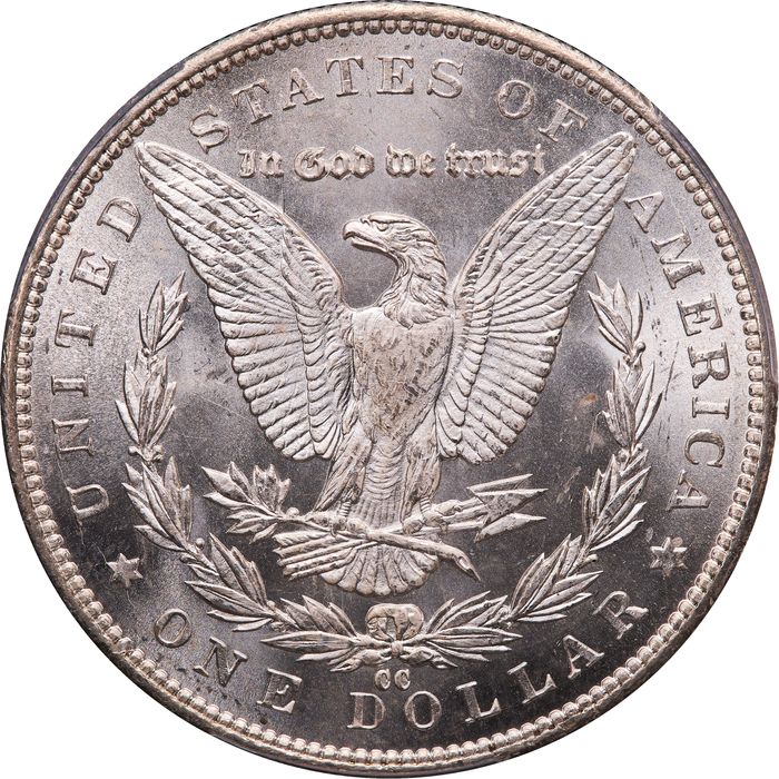 1892-CC Morgan Dollar ($1) Reverse Image