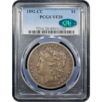 1892-CC Morgan Dollar ($1) Obverse Image