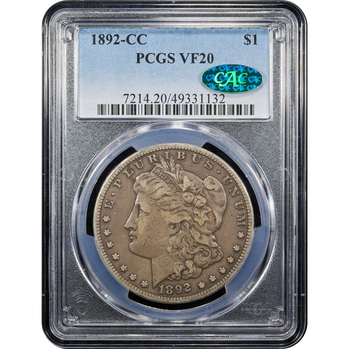 1892-CC Morgan Dollar ($1) Obverse Image