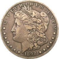 1892-CC Morgan Dollar ($1) Photo 3