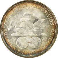 1892 Columbian Commem Half Dollar (50c) Reverse Image