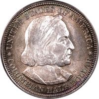 1892 Columbian Commemorative Half Dollar (50c) OGH Obverse Image