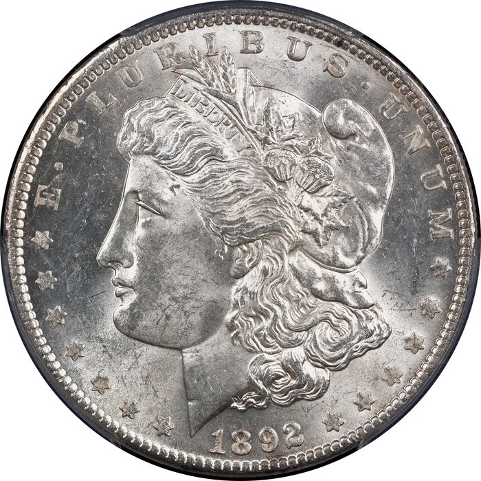 1892 Morgan Dollar ($1) Obverse Image