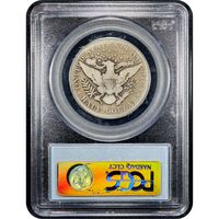 1892-O Barber Half Dollar (50c) Micro O Reverse Slab Image