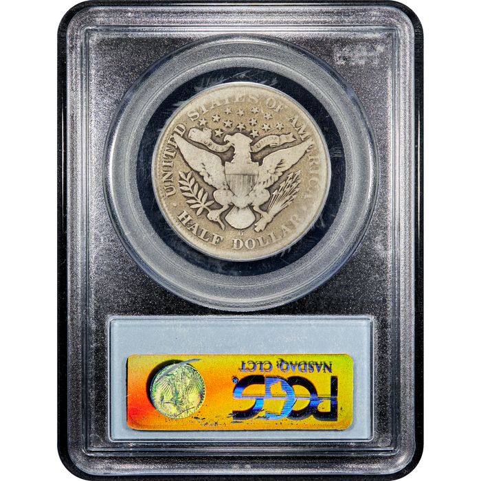 1892-O Barber Half Dollar (50c) Micro O Reverse Slab Image