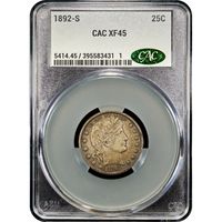 1892-S Barber Quarter (25c) Obverse Image