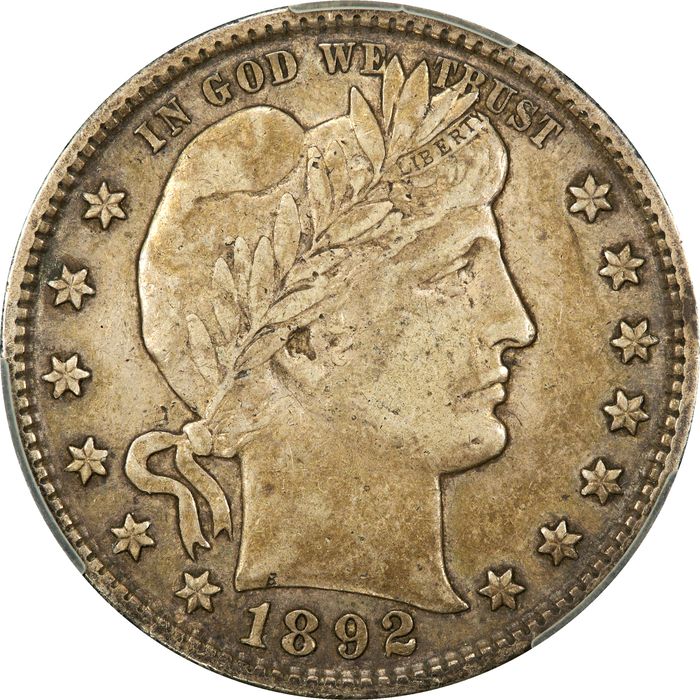 1892-S Barber Quarter (25c) Photo 3