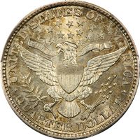 1892-S Barber Quarter (25c) Reverse Image